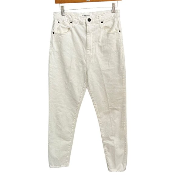 SLVRLAKE Womens Beatnik High Rise Ankle Slim Jeans White Size 31‎ - Picture 1 of 13